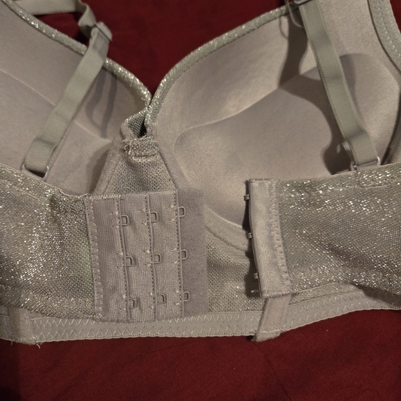 Sparkle Longline Bralette - Silver - Picture 4 of 5
